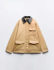 ZARA ザラ コンビ ダウン ジャケットのサムネイル