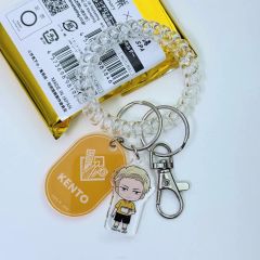 呪術廻戦 極楽湯 七海建人 缶バッジ ロッカーキー風キーホルダー