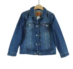 リーバイス LEVI'S 正規品 インディゴ デニム ジャケット スリムフィット Sのサムネイル