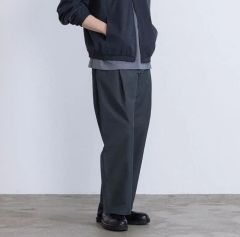 maruko専用 ＜H＞ ドスキン2プリーツ ワイドパンツ - メルカリ