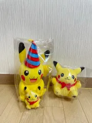 ポケットモンスター 2008 10周年 GO 古代 ビンテージ ピカチュウ ぬいぐるみ 2種 まとめ