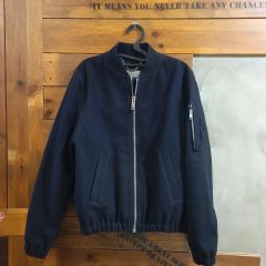 A.P.C. ブラック XS ジャケット MA-1 - メルカリ
