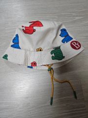 極美品60s70sレトロビンテージリメイク チューリップハット1点もの 