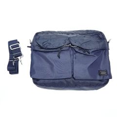 未使用級】PORTER ポーター シングス メッセンジャーバッグ ネイビー