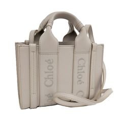 未使用 クロエ ウッディ ミニ レザー ショルダー グリーン 24052027 