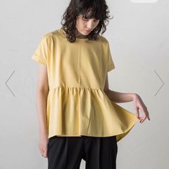 ヨリ yori ヘム フレア トリコット カットソー yori ヨリ ヘムフレアトリコットカットソー ライム 日本製 - メルカリ