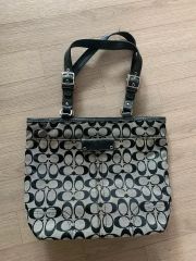 COACH コーチ シグネチャートートバッグ チャーム付き F14281 - メルカリ