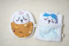 ちいかわ ミニ ぬいぐるみ ちいかわ ハチワレ + 布団 2種