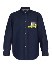 S RAF SIMONS ラフ シモンズ パッチ デニム シャツのサムネイル