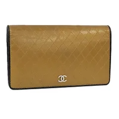 CHANEL シャネル　ビコローレ　ゴールド　ダークブラウン CHANEL】【ゴールド金具】シャネル『ビコローレ チェーントートバッグ