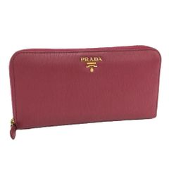 ✨未使用に近い✨ PRADA 長財布 三角プレート サフィアーノレザー
