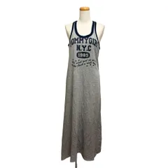 トミーガール tommy girl タンクワンピース ロング スウェット M 灰 グレー /MZ ■GY99