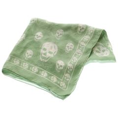 Alexander McQueen (アレキサンダーマックイーン) Skull Silk Scarf