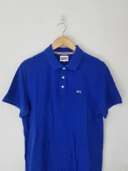 Tommy Jeans ジーンブルー 半袖ポロシャツ (95サイズ)