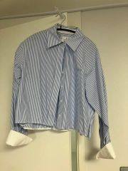 BASE MARK】24SS/ストライプデザイン/ビッグカラーシャツ - メルカリ