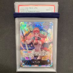 ワンピース PSA10 レベッカ OP04-039 L リーダーパラレル A001 - メルカリ