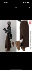 コーデュロイ Hライン ロングスカート 出品のサムネイル