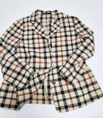 Burberry ☆テーラードジャケット ノバチェック 40☆7部丈 - メルカリ