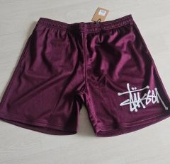 STUSSY Sport メッシュ ショートパンツ バーガンディ M - メルカリ