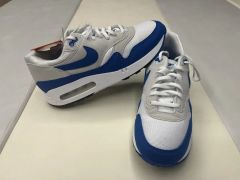 NikeAirMax ゴルフシューズ ホワイト/ブルー AQ0863102 レア - メルカリ