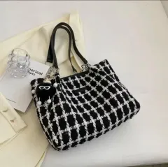 チェックパターンバッグ＆スニーカーセット
