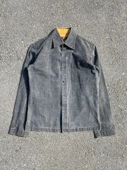 カ*サ様 DENIM HEADS ブラックデニムジャケット シンチバック 短丈