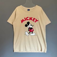 WCJ】Disney100 ミッキーフェイス Tシャツ ブラウン ディズニー - メルカリ