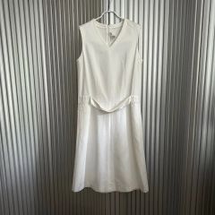 CFCLアイボリー ノースリーブ ロングワンピース - メルカリ