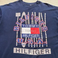 XL 90s ヴィンテージ Tommy Hilfiger トミーヒルフィガー Tシャツ