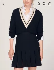 サンドロ ツイード プリーツ スカート 新品のサムネイル