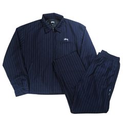Stussy × CDG Pin Striped Bing Jacket XL - メルカリ