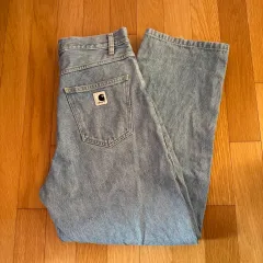 S Carhartt W BRANDON PANT ライトブルーのサムネイル
