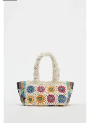 ZARA ザラ 刺繍 ショルダーバッグ