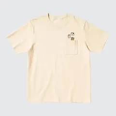 ユニクロ UT ファイナルファンタジー アイボリー ポケット 半袖Tシャツ 出品