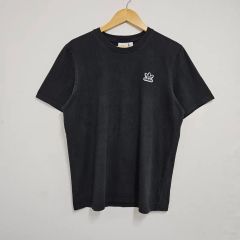 SATUR ワンポイントロゴ 半袖ニット L - メルカリ