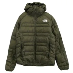 THE NORTH FACE ノースフェイス ND42333R Light Heat Hoodie ライトヒート フーディー ダウン ジャケット カーキ系 S【中古】のサムネイル
