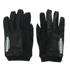 NEIGHBORHOOD ネイバーフッド リブ付き レザーグローブ 手袋M NEIGHBORHOOD glove ネイバーフッド 手袋 グローブ 黒 - メルカリ