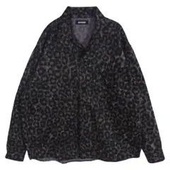 ROTTWEILER ロットワイラー RW24A0207 R9 LEOPARD OPENCOLLAR SHIRT レオパード オープンカラー 開襟 シャツ ブラック系 M【中古】のサムネイル