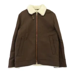 SOPHNET. ソフネット B3 フェイク レザー ムートン ジャケット ブラウン系 M【中古】のサムネイル