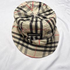 supremeコラボBURBERRY バケットハット ベージュ・チェック柄 - メルカリ
