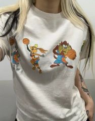 みゆき　6/10 1jinn ラインストーンボタニカルスリムTシャツ 黒S みゆき様専用 6/10 1jinn ラインストーンボタニカルスリムTシャツ 黒S