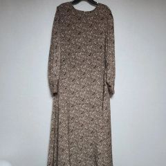 BABYLONE ドット柄 ロングシャツワンピース ベージュ 38 - メルカリ
