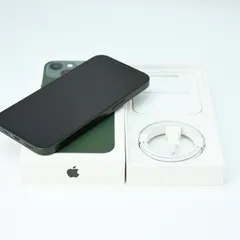 【新品同様＊純正バッテリー100％＊付属品完備】docomo SIMフリー iPhone13 128GB グリーン