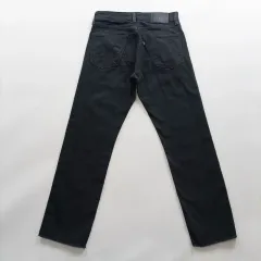 リーバイス デニム ズボン サイズ26 ブラックデニム ストレート ヴィンテージ レディース デニムパンツ A6095