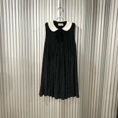 美品】サンローラン ワンピース 長袖レース - メルカリ