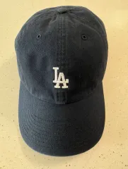 (ドライ完了) MLB NEW ERA LAドジャーズ ベースボールキャップ 帽子 ネイビー