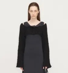 ザオープンプロダクト ニット クロップド ボレロ カーディガンのサムネイル