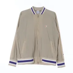 XL チャンピオン ベージュ 2WAY ジップアップ ブルゾン ジャンパー ブルゾン