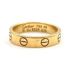 明日30日削除 Cartier ミニラブリング Au750 50 YG 最終お値下げCartier ミニラブリング Au750 50 YG 30日削除 - メルカリ