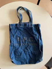 A.P.C アーペーセー コーデュロイトートバッグ ブルー - メルカリ
